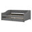 Upholstered Daybed With Two Drawers,Wood Slat Support-1979722014