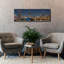  «Chicago Nighttime Skyline 2» par Epic Portfolio, art mural sur toile, 60 po x 20 po