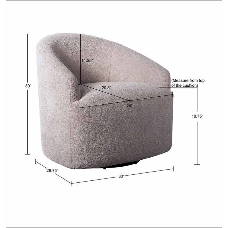 Chaise d'appoint en polyester beige