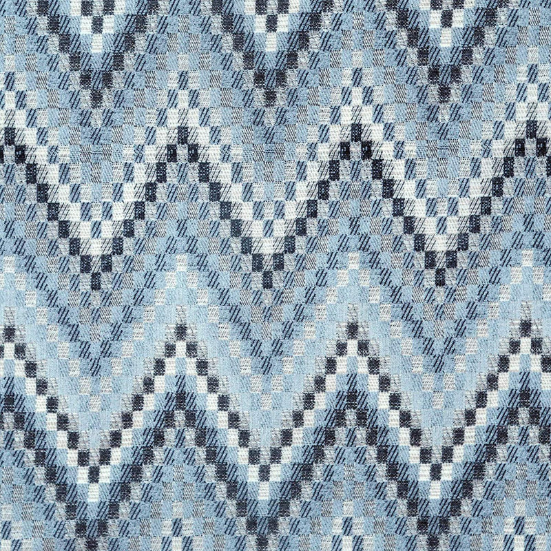 Cantonnière 58 po Yarra, Bleu givré, L 58 po x L 24 po