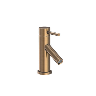 East Linear Single Hole Bathroom Faucet with Drain Assembly