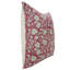 Housse de coussin en mélange de lin fabriqué à la main Fabividine - coussin imprimé en bloc pour canapé, Manikarnika, rose-114976926