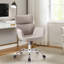 Chaise de travail pivotante en similicuir Caylin-1664664496