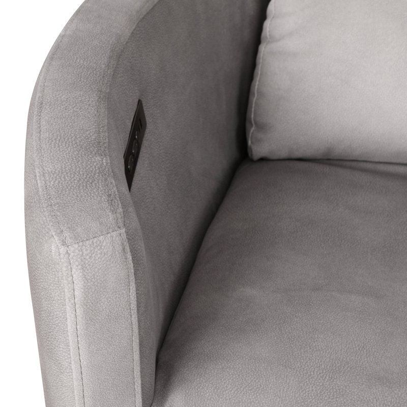 Baddock Power Recline Swivel Glider Recliner Chair