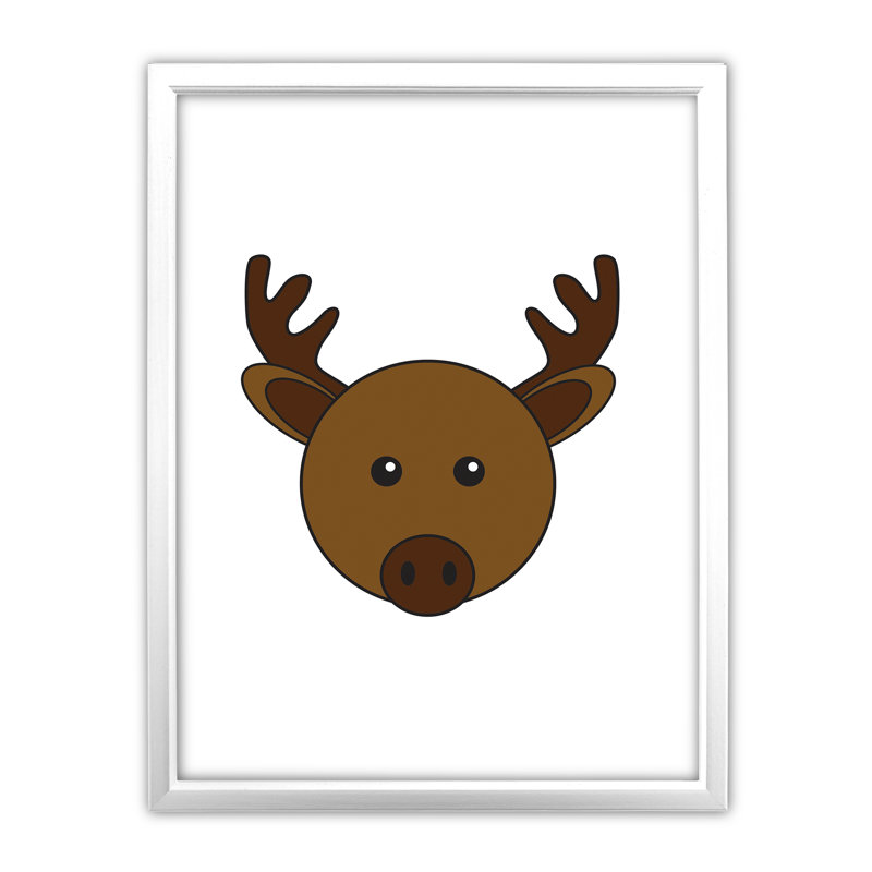 Single Picture Frame Print, White