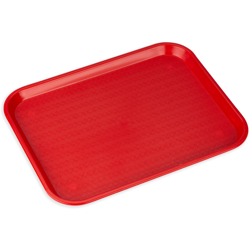 Casseroles à vapeur en plastique Cafe®, l 18 po x P 14 po, Rouge