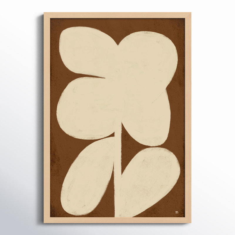 " Flower 2 " by StudioM, Maple Framed, 30" H x 21" W