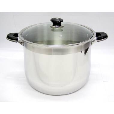 Velaze Motti Velaze 4 qt. Non Stick Stainless Steel Steamer Pot with Lid &  Reviews