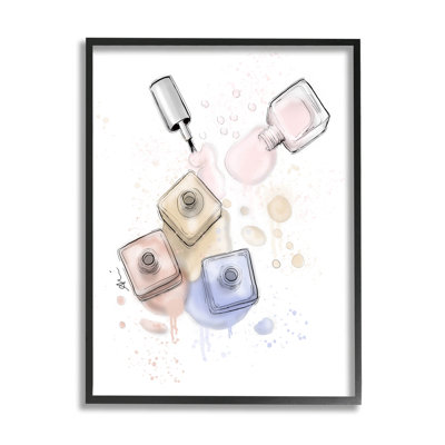 Art de la giclée sur le vernis à ongles par Alison Petrie