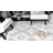 Kosinski Trellis Runner Shag Rug for Living Room Bedroom Dining Room Nursery Entryway Hallway, White/Grey-1032677882