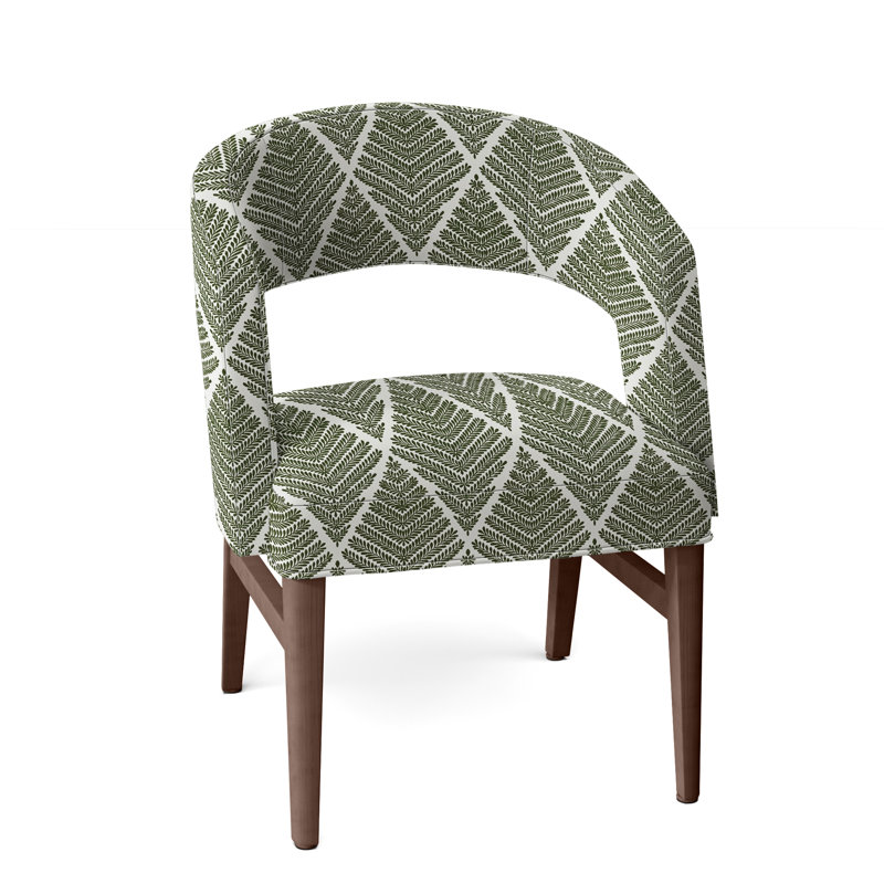 Chaise avec accoudoirs Bryant, Noyers, Perigold Emmeline Ivy