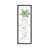 Toile avec cadre gris