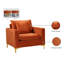 Fauteuil large en velours Naomi-1805966674