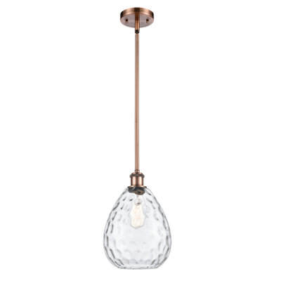 Luminaire suspendu en forme de larme à 1 lumière Jaron