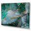Turquoise et gris, art abstrait fluide de luxe II, reproduction sur toile-67311738-67311742-119116652