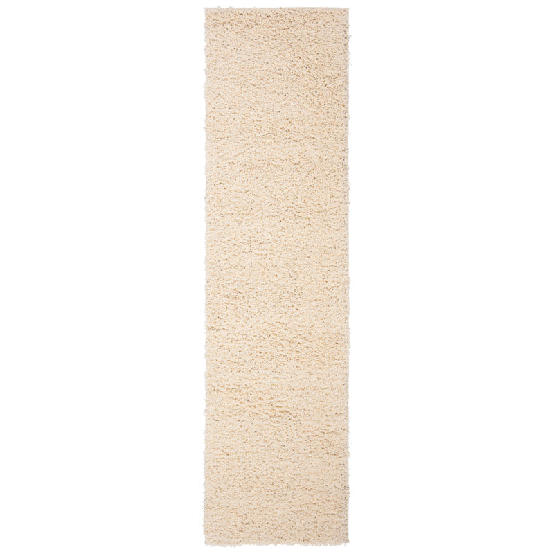 Aubuchon Sga-Athens Shag Performance Solid Color Rug, Runner 2'3" x 8'