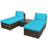 Mads 4 - Person Patio Conversation Set with Cushions-1817746444