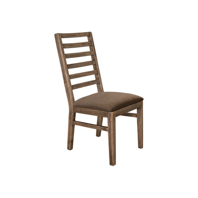 Chaise rembourrée en bois