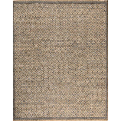 Hand Woven Cotton and Wool Area Rug