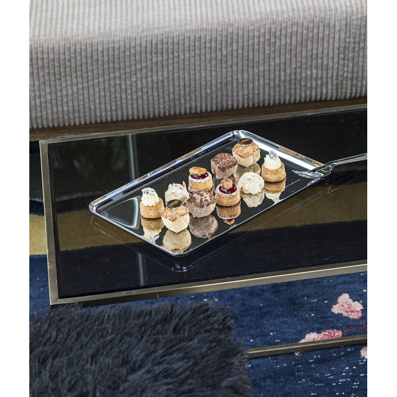 MEPRA Stile By Pininfarina Stainless Steel Tray, 18.1102" L x 11.811" W