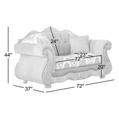 Denby Upholstered 72'' Loveseat