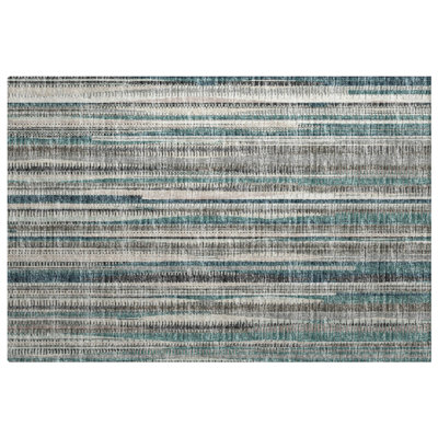 Premium Machine Washable Dream Shag ADS31 Textured Stripes Rug