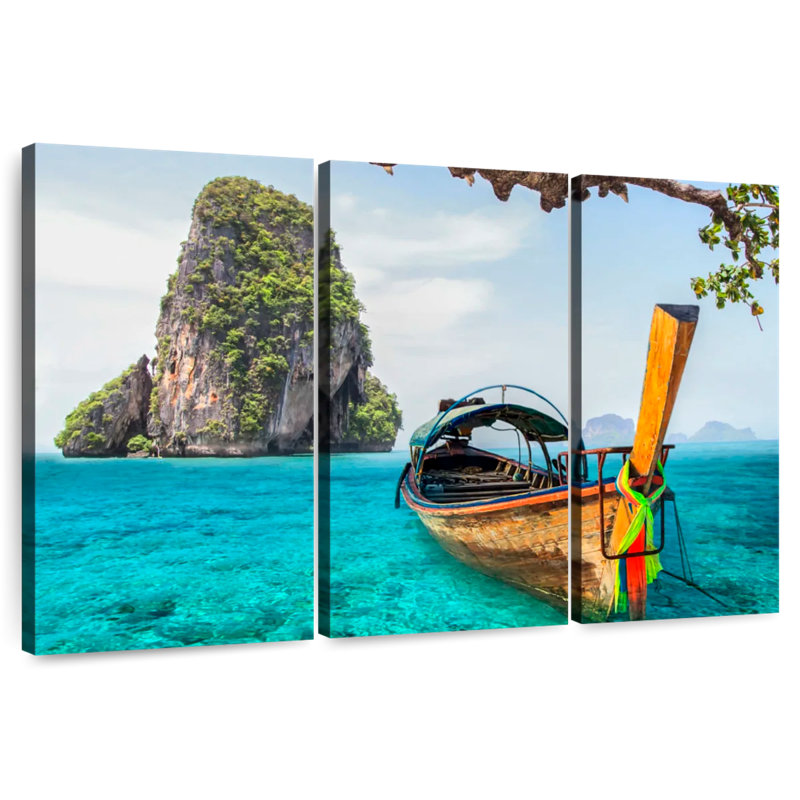 Bateau Mehar Railay Beach, H 20 po x l 33 po