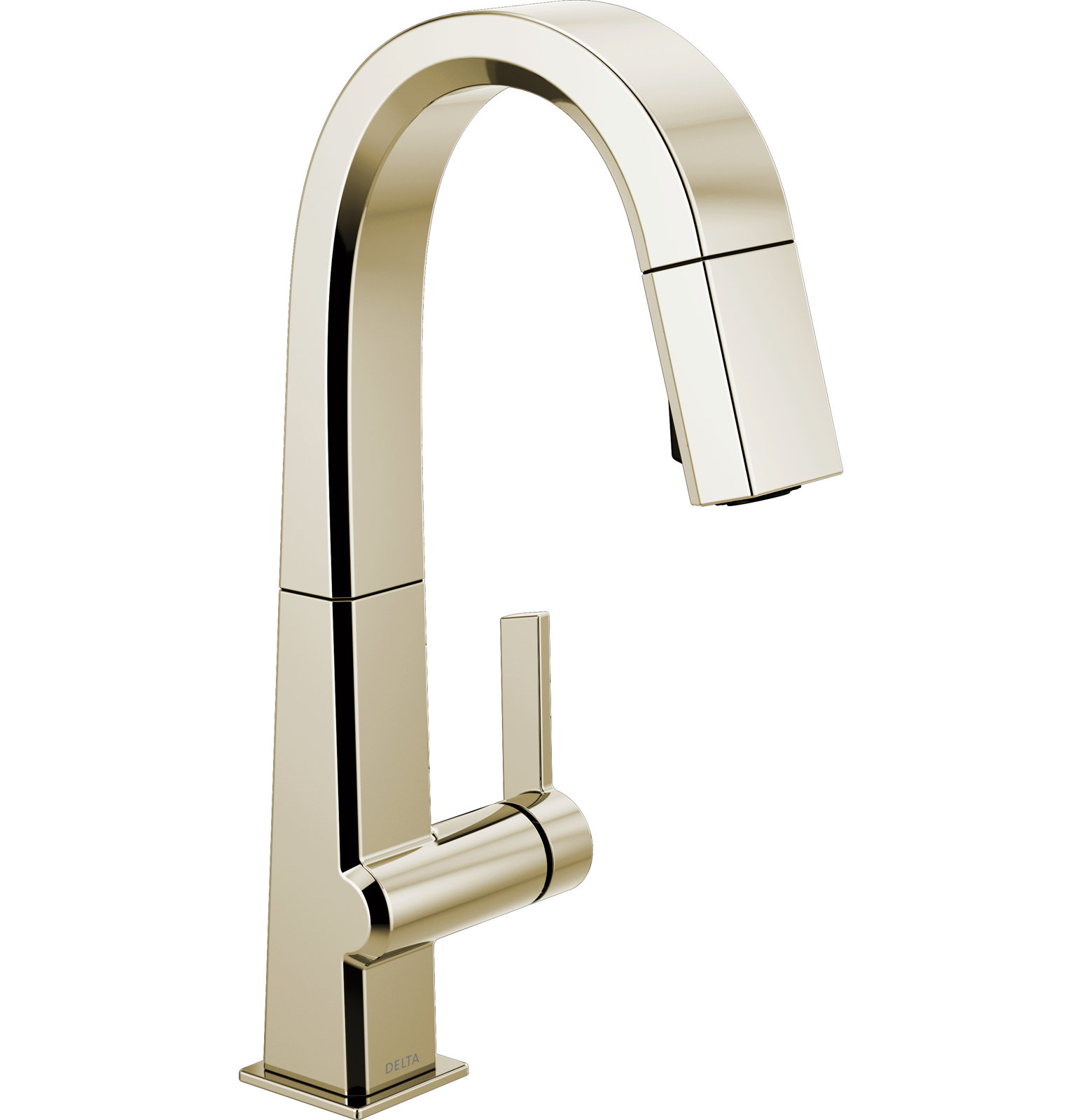 Pivotal Pull-Down Bar Faucet, Polished Nickel