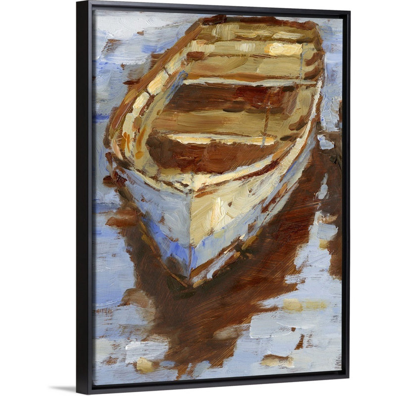 «Warm Light II» par Ethan Harper - reproduction d'art sur toile, H 18 po x l 14 po x P 1,75 po, Cadre flottant noir