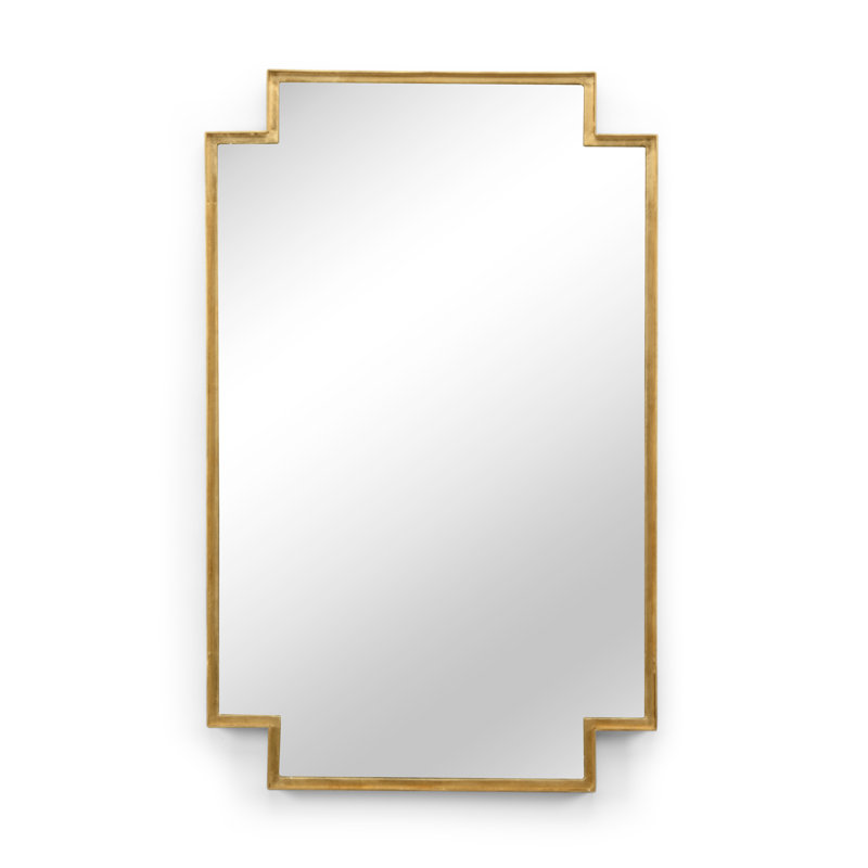 Fiona Rectangle Metal Wall Mirror