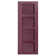 Straight Top Full-style Open Louvre Shutters Pair