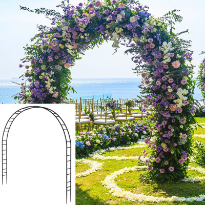 Rustproof Garden Arch Wedding Arch With base