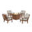 Prairie 5 Piece Multiple Chairs Seating Group with Cushions-88752828-131209905