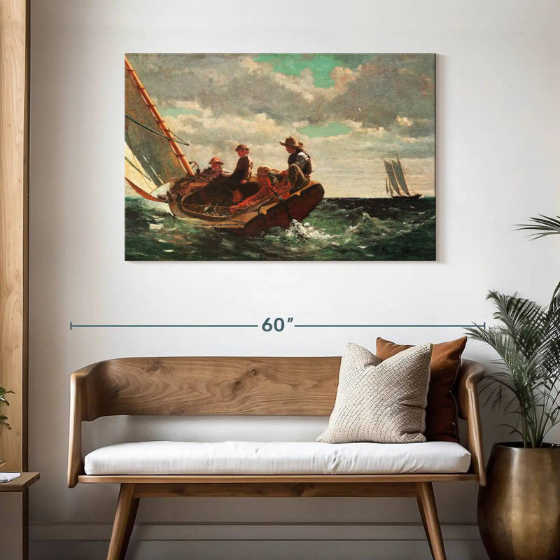 Mehar Breezing Up A Fair Wind, 30" H x 45" W