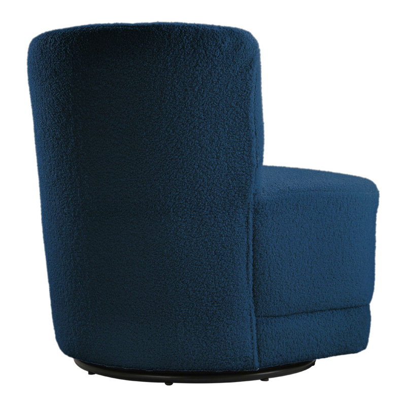 Upholstered Swivel Barrel Chair