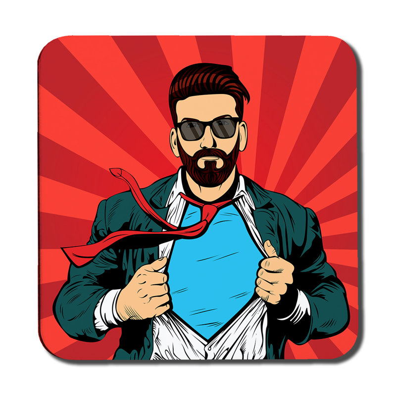 Square 6 Piece Coaster Set