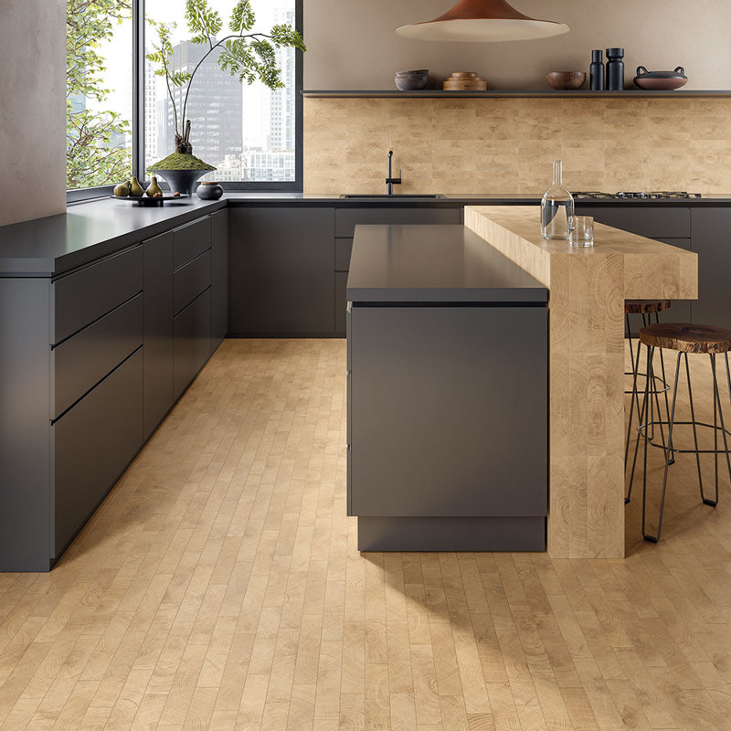 Bois sur mesure chêne 2 x 12, Beige
