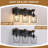 Farmhouse Bathroom Light Fixtures, Bathroom Vanity Light With Metal And Glass Lampshade, Wood Rustic Lighting Fixtures Over Mirror, Black Wall Sconces For Living Room, Bedroom-1910392006-1910392008