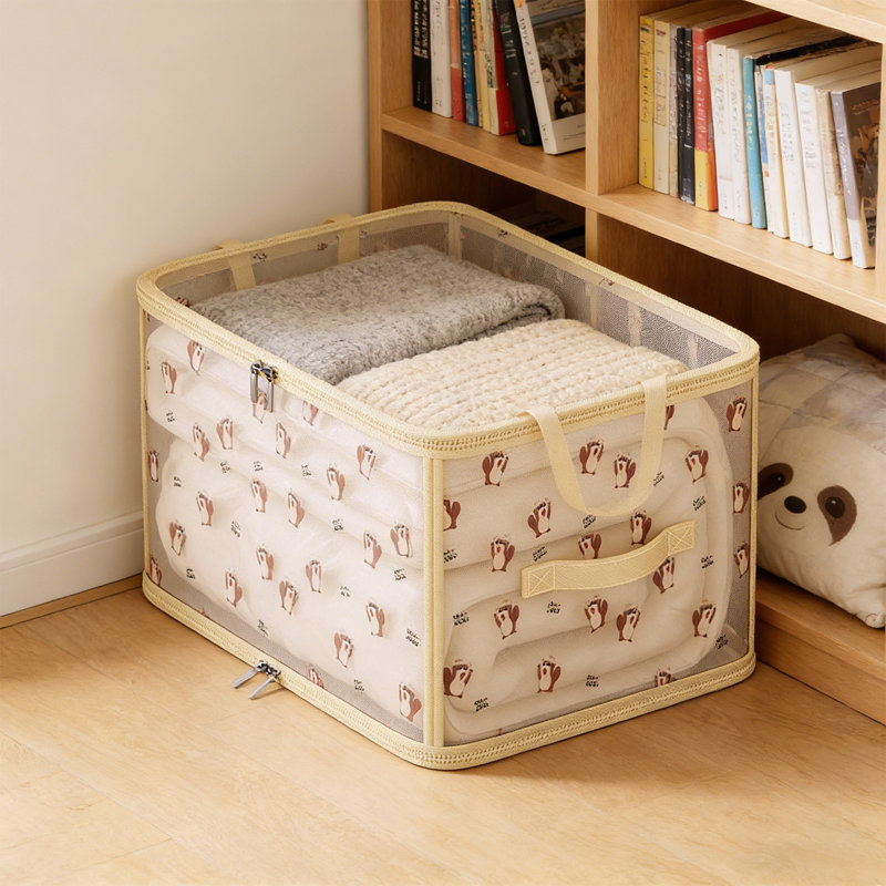  Squirrels Patterns Foldable Storage Bins, Large Closet Organizers and Storage, Clothes Storage Boxes Moving Packing Bags, Storage Basket Containers for Blanket, Comforter, Pillow, Bedding