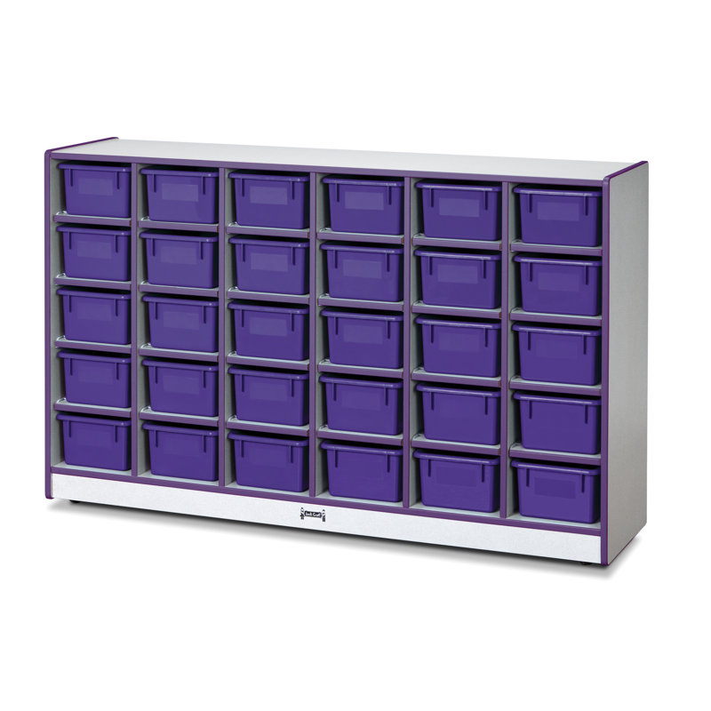 Rangement mobile Rainbow Accents®, H 35,5 po x l 57,5 po, Mauve, Oui