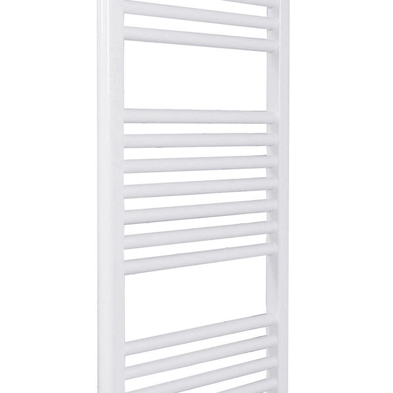 Straight Towel Rail Heated Towel Rails, 150 cm H x 50 cm W x 3 cm D, White