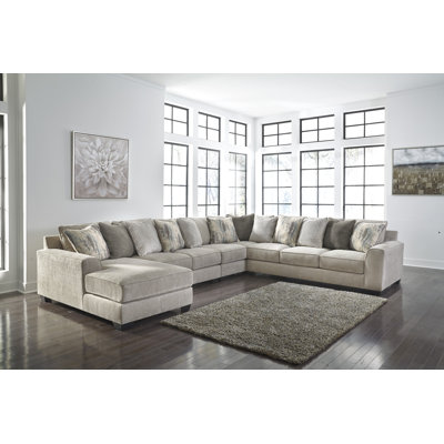 Haukom Upholstered Curved Sectional