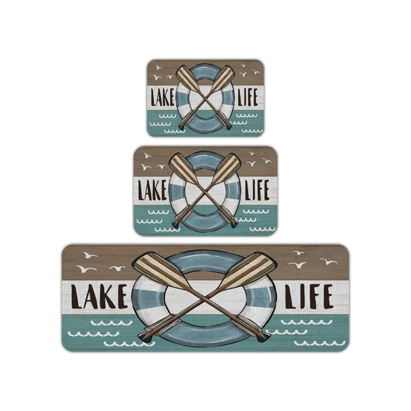 Tapis de cuisine 3 pièces Lake Brown