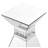 Stingley Mirrored Glass Top End Table
