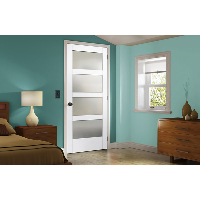 Porte intérieure en verre givré MODA 4-Lite, 36 po x 80 po