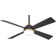 54" 4 - Blade LED Standard Ceiling Fan with Remote Control and Light Kit Included