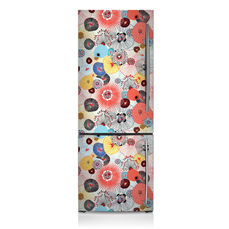 Plants & Flowers Door Decal, 190'' H x 70'' W