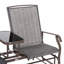 Chaise berçante d'extérieur en métal-317193241
