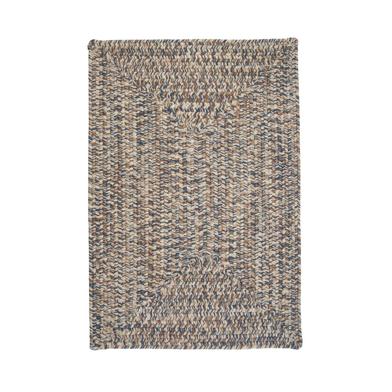 Tapis intérieur / extérieur Tabb - bleu lac, Rectangle 3 pi x 5 pi