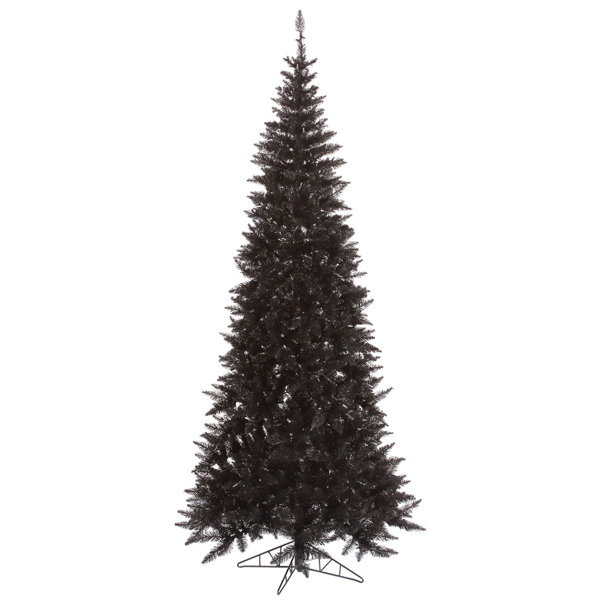 Vickerman Black Fir Slim Artificial Christmas Tree & Reviews | Perigold